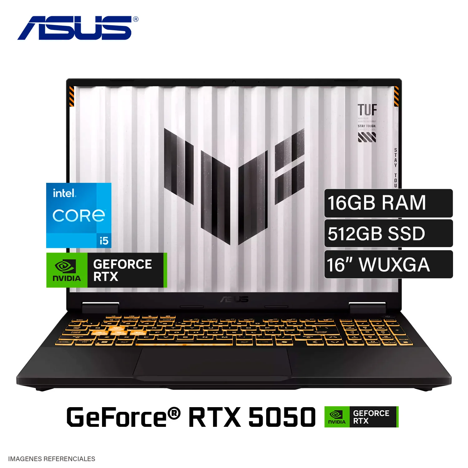 LAPTOP GAMING ASUS TUF GAMING F16 FX608JH-RV010 Intel Core i5 1345HX 16GB 512GB SSD